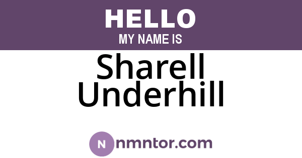 Sharell Underhill