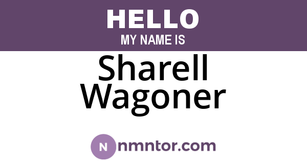 Sharell Wagoner