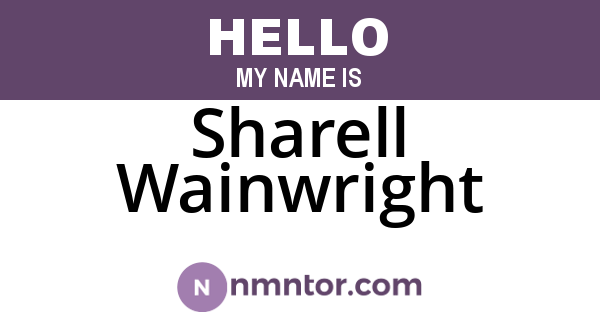 Sharell Wainwright