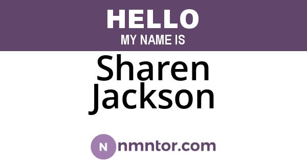 Sharen Jackson