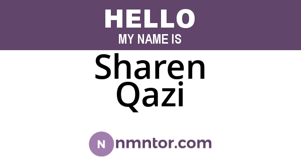 Sharen Qazi