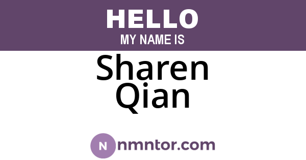 Sharen Qian