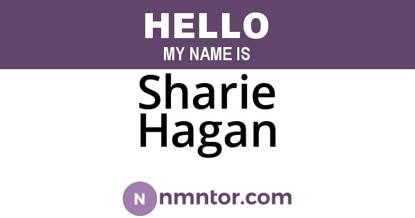 Sharie Hagan