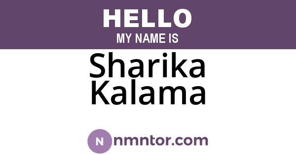 Sharika Kalama