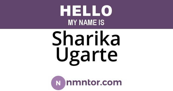 Sharika Ugarte