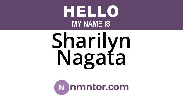 Sharilyn Nagata