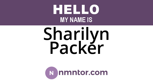 Sharilyn Packer