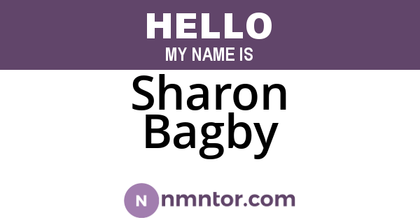 Sharon Bagby