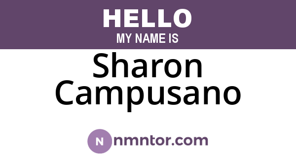 Sharon Campusano