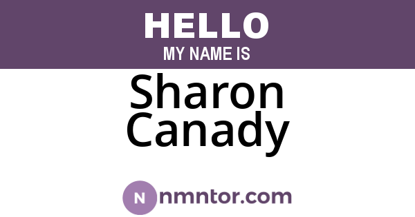 Sharon Canady