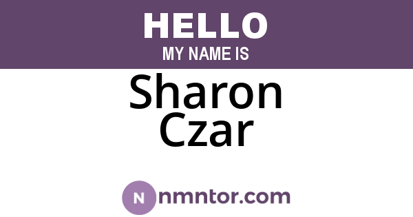 Sharon Czar