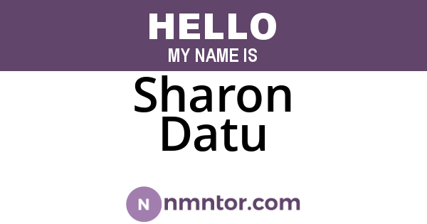 Sharon Datu