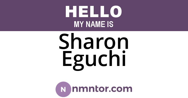 Sharon Eguchi