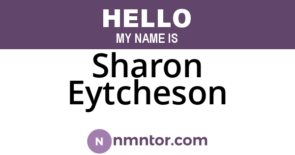 Sharon Eytcheson