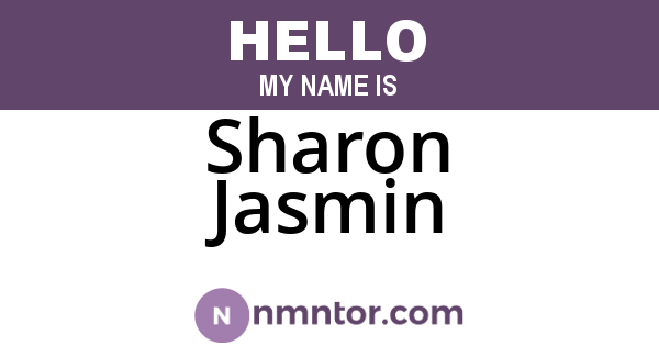 Sharon Jasmin