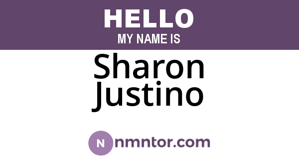 Sharon Justino