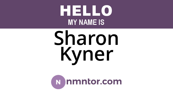 Sharon Kyner
