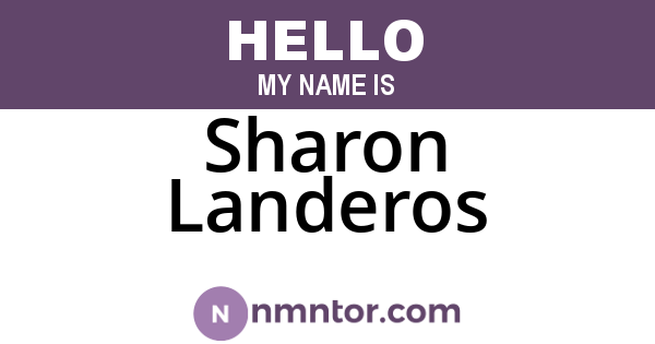 Sharon Landeros