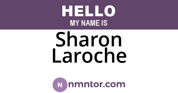 Sharon Laroche