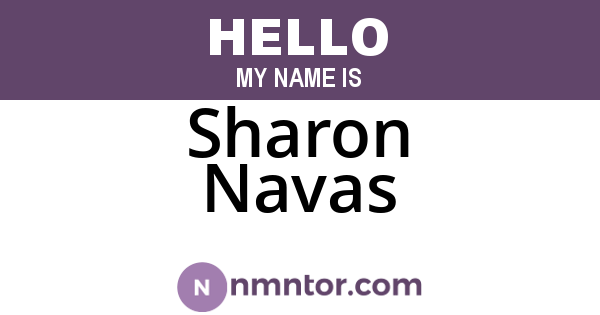 Sharon Navas