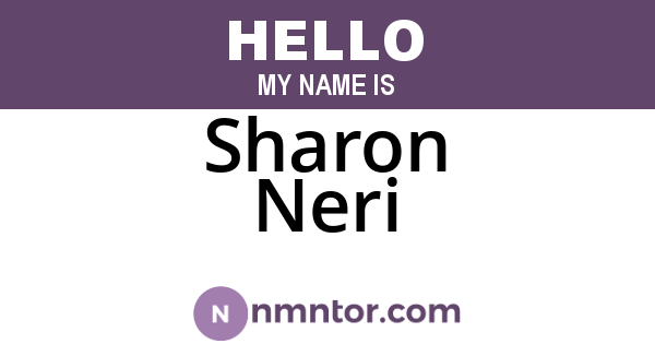 Sharon Neri