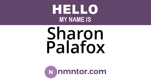 Sharon Palafox