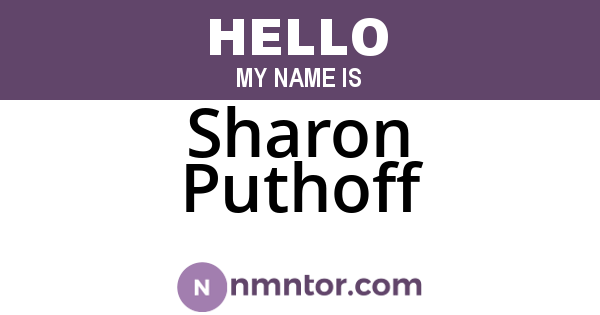 Sharon Puthoff