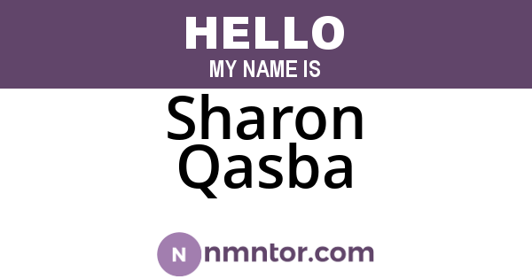 Sharon Qasba