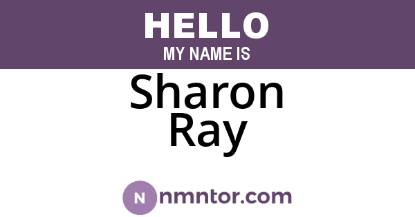 Sharon Ray