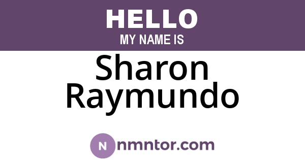 Sharon Raymundo