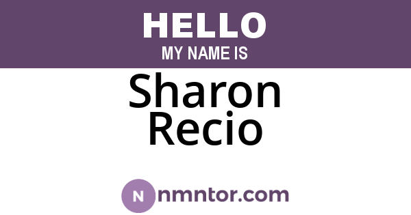 Sharon Recio