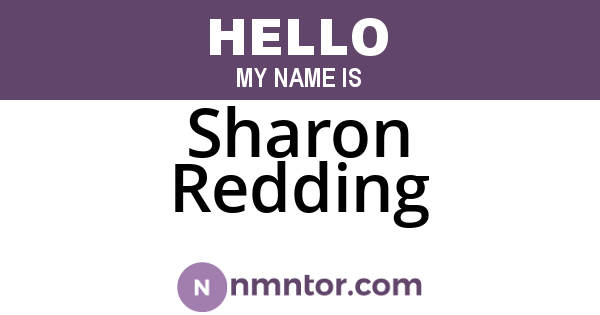 Sharon Redding