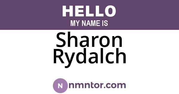 Sharon Rydalch