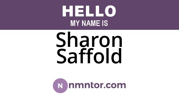 Sharon Saffold