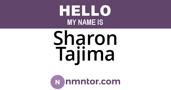 Sharon Tajima