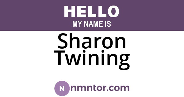 Sharon Twining