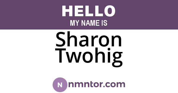 Sharon Twohig