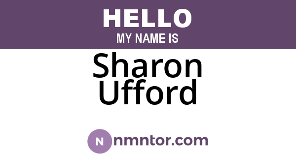 Sharon Ufford
