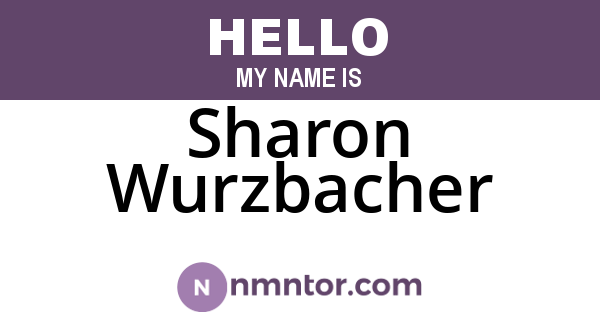 Sharon Wurzbacher