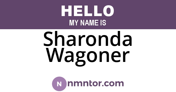 Sharonda Wagoner