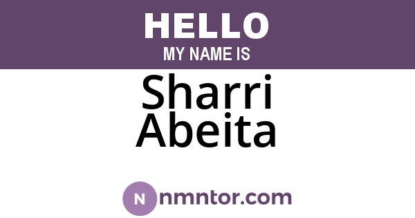 Sharri Abeita