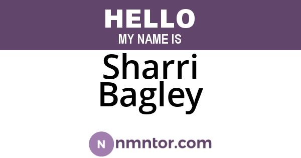 Sharri Bagley