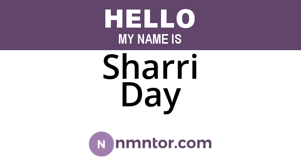 Sharri Day