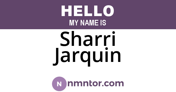 Sharri Jarquin