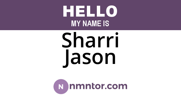 Sharri Jason