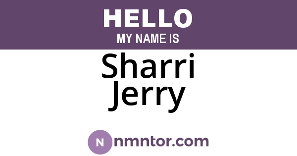 Sharri Jerry