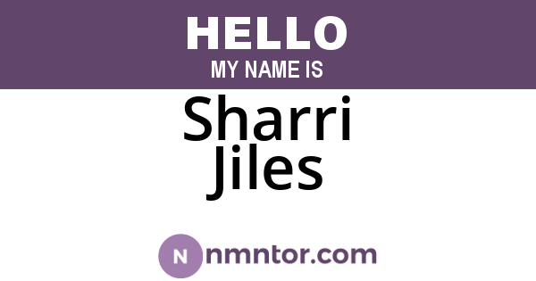 Sharri Jiles