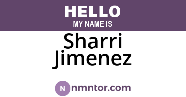Sharri Jimenez