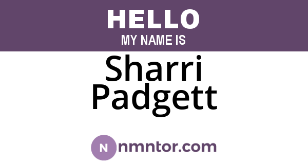 Sharri Padgett