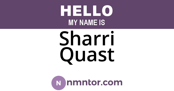Sharri Quast